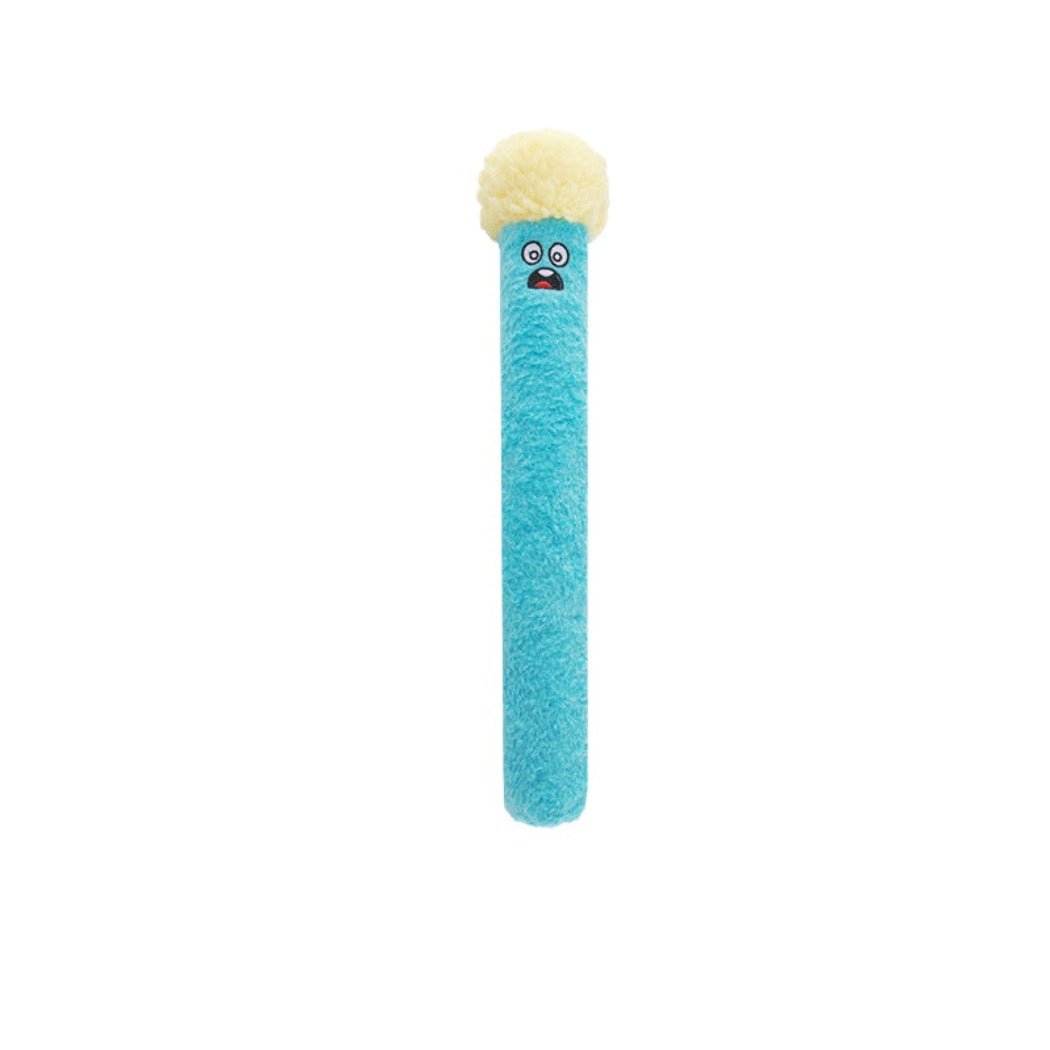 Petkin - Funny Character Stick Plush Dog Toy