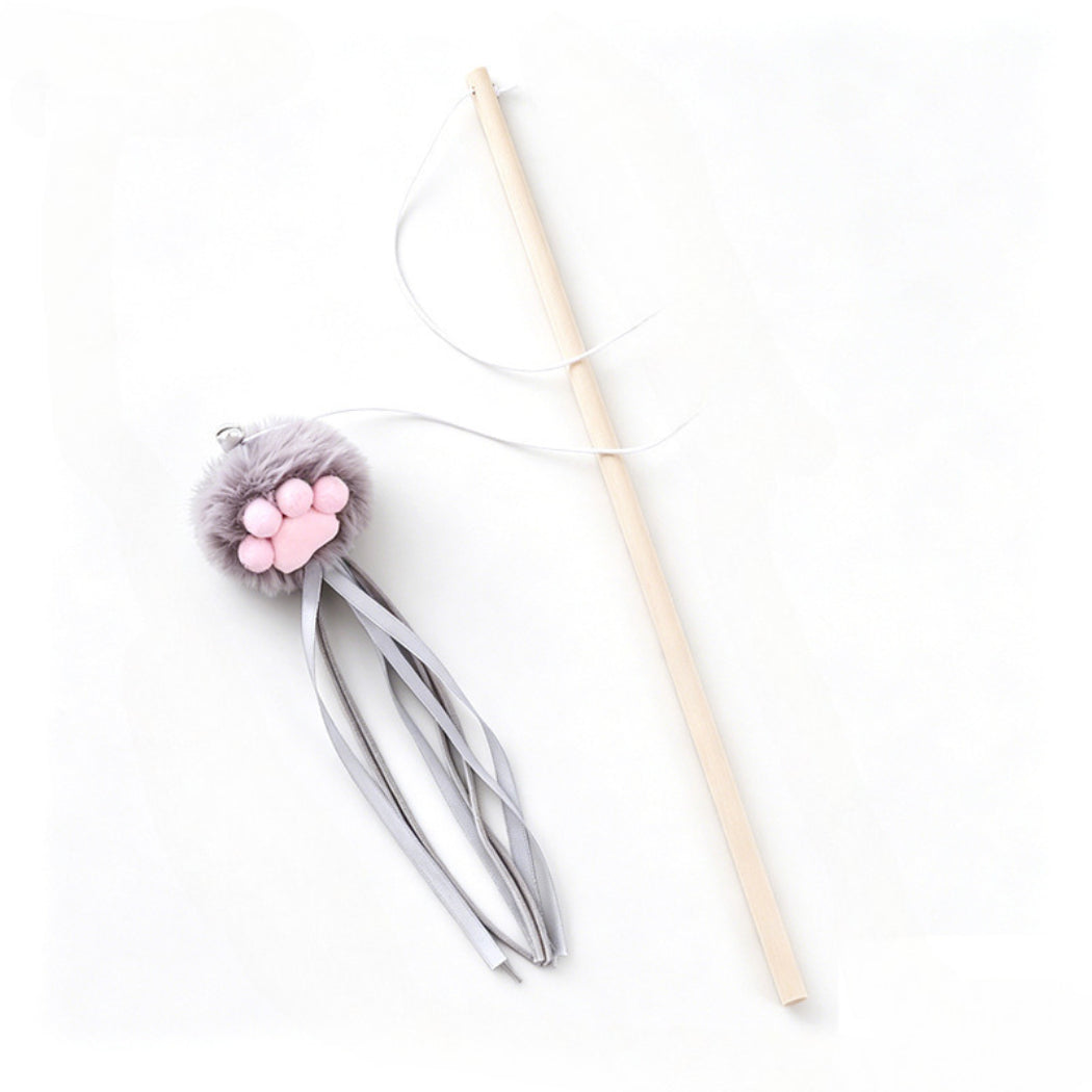Moo - Cat Paw Tassel Teaser Wand