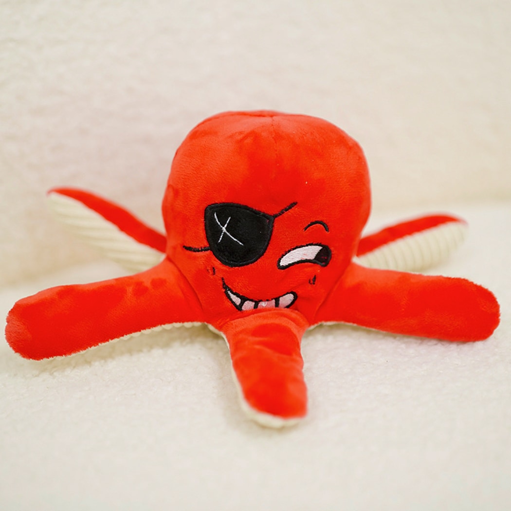 Petkin - Sea Animal Plush Squeaky Dog Toy