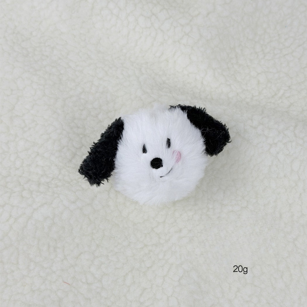 Petkin - Animal Face Elastic Squeaky Dog Ball Toy