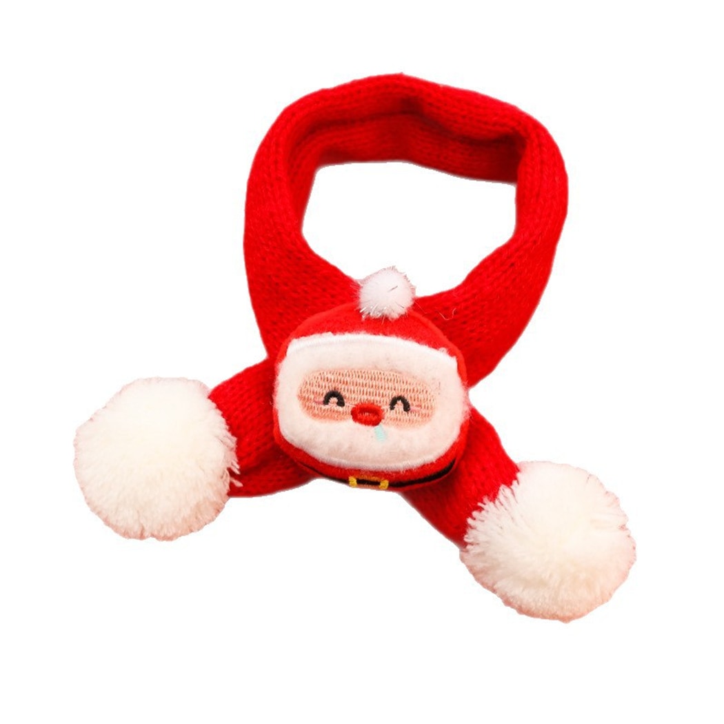 Christmoo - Cartoon Christmas Knit Pet Scarf