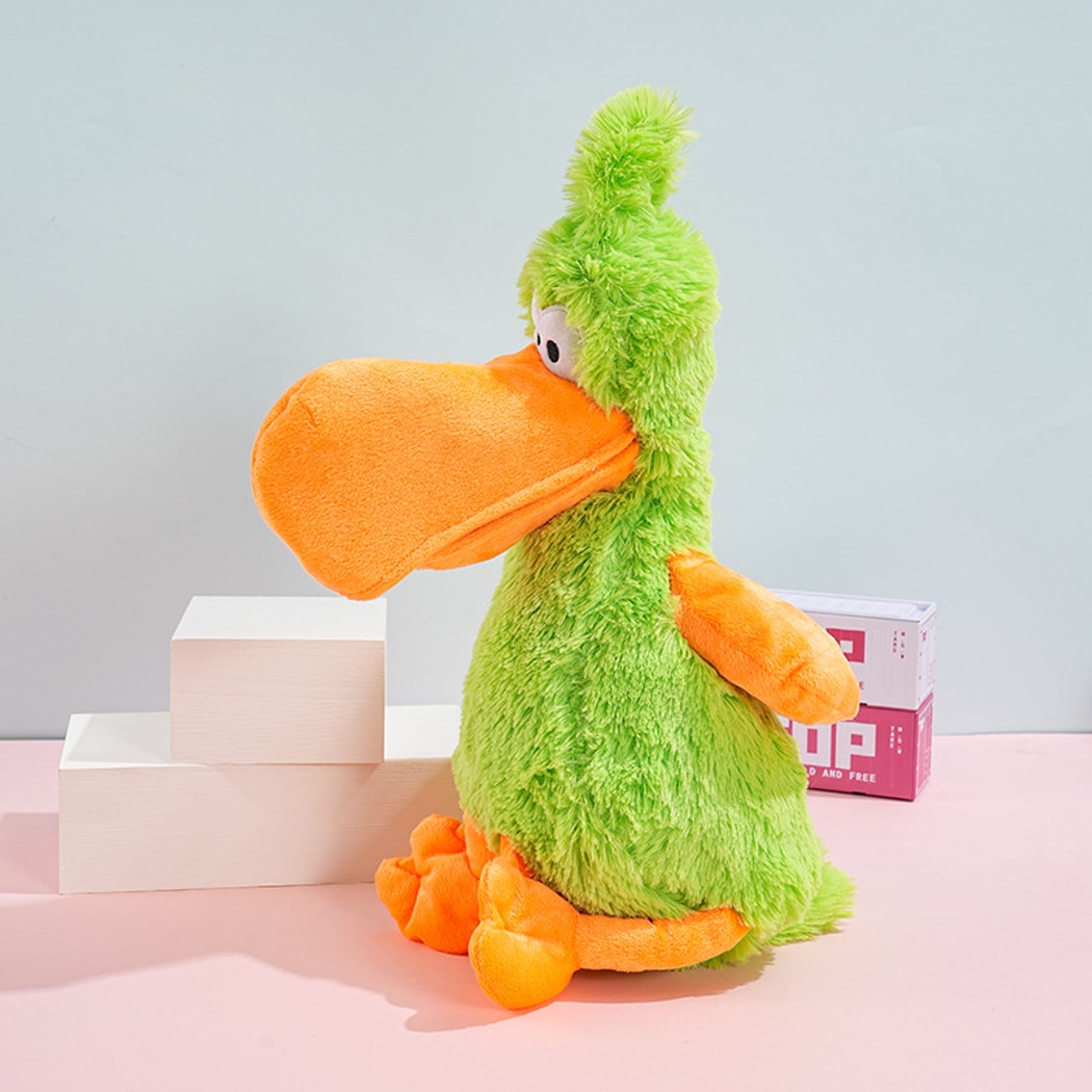 Petkin - Big Beak Bird Squeaky Plush Dog Toy