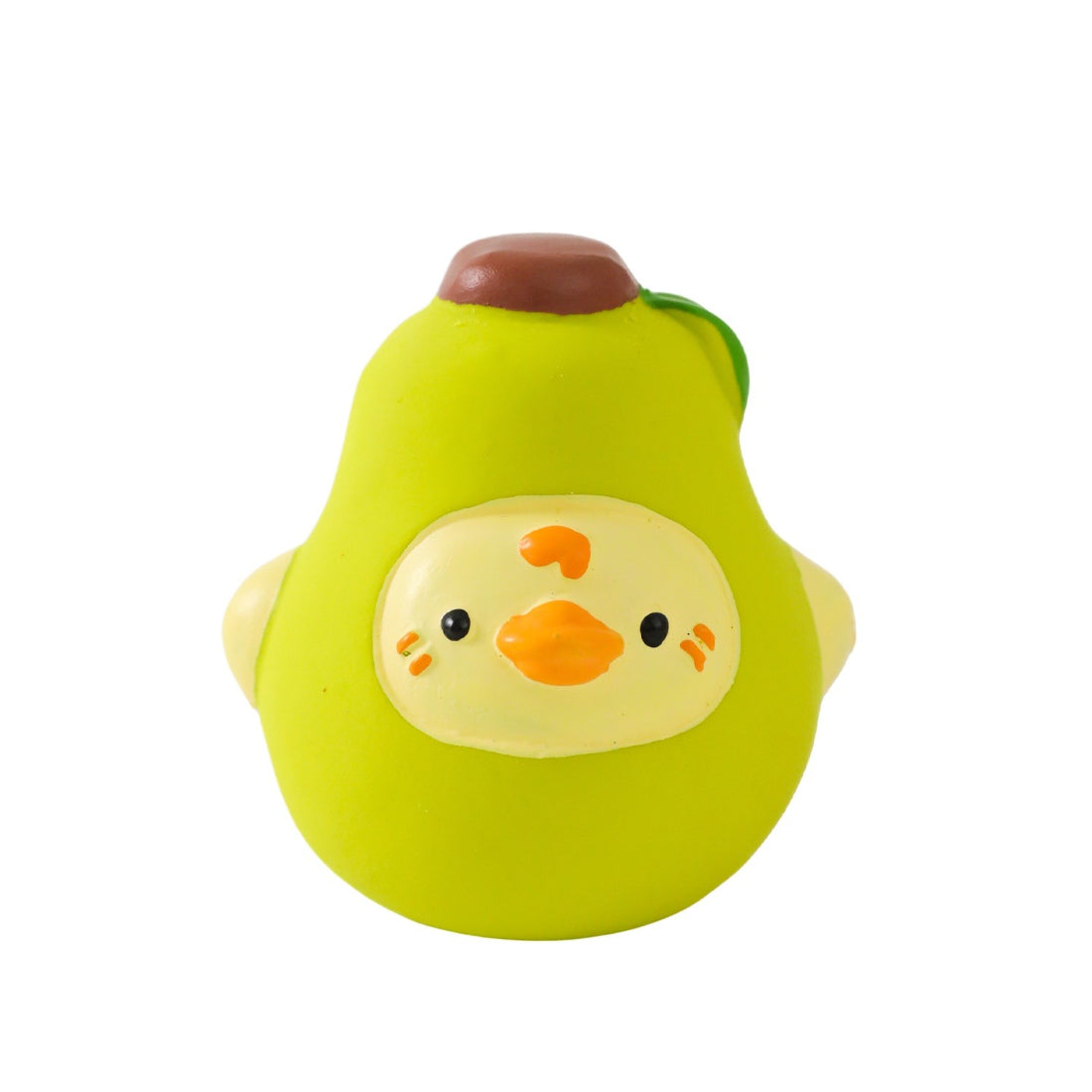 Petkin squeaky dog toy with bright colors and cute animal face