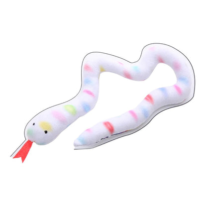 Moo - Snake-Shaped Plush Cat Toy