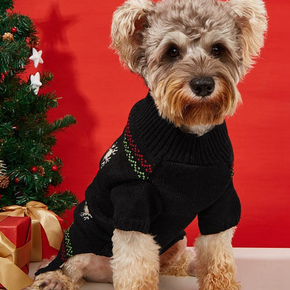 Christmoo - Festive Red Nose Reindeer Christmas Dog Sweater