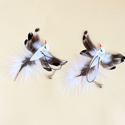 Moo - Bird Feather Cat Wand Refill Toy