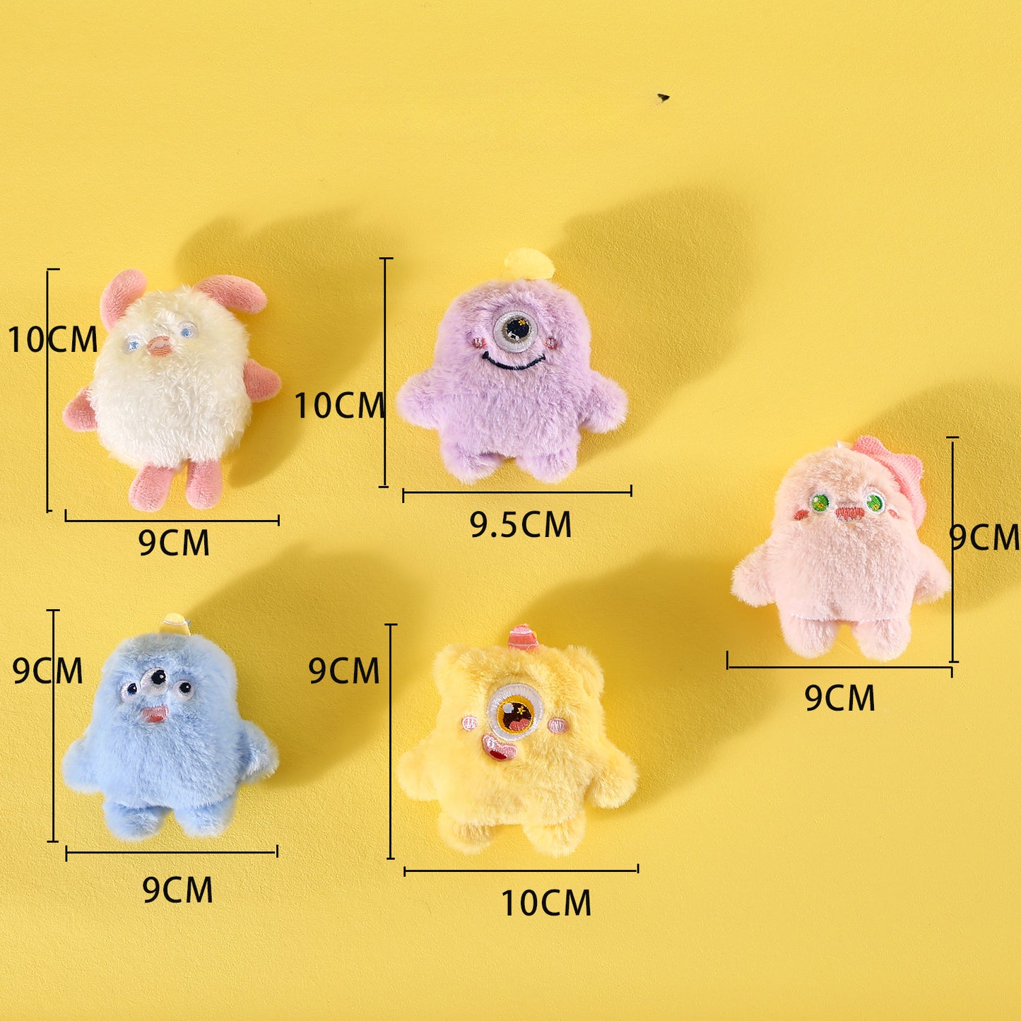 Moo - Cute Monster Shape Catnip Toy 5pcs set