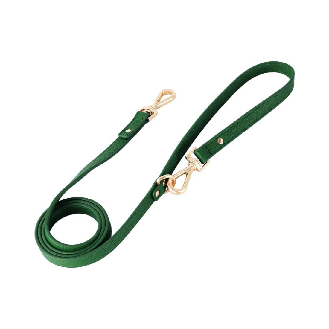 Loofie - 59in Solid Color Dog Leather Leash