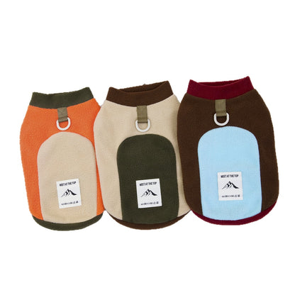 Ozzie - Color Block Two-Leg Fleece Dog Vest