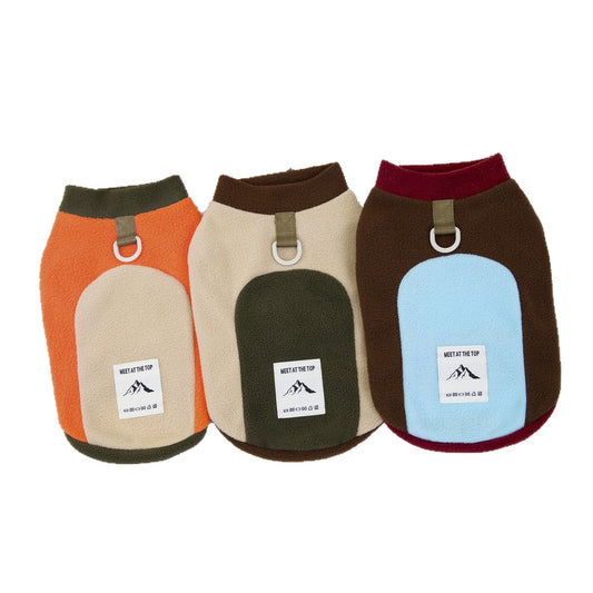Ozzie - Color Block Two-Leg Fleece Dog Vest