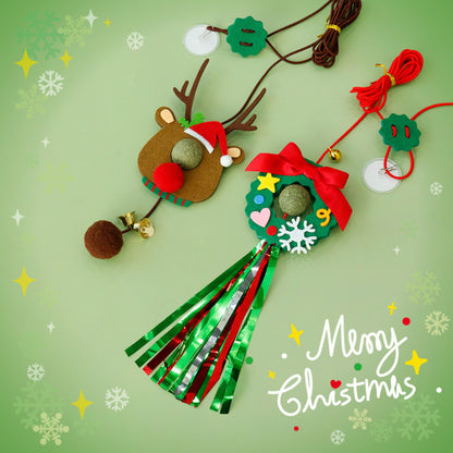 Moo - Christmas Door-Hanging Cat Toy