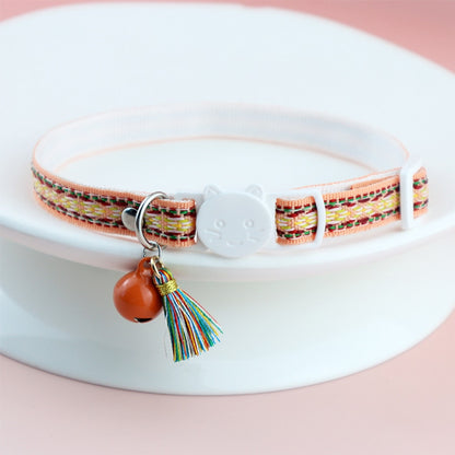 Mokka - Vintage Geometric Patterns Cat Collar