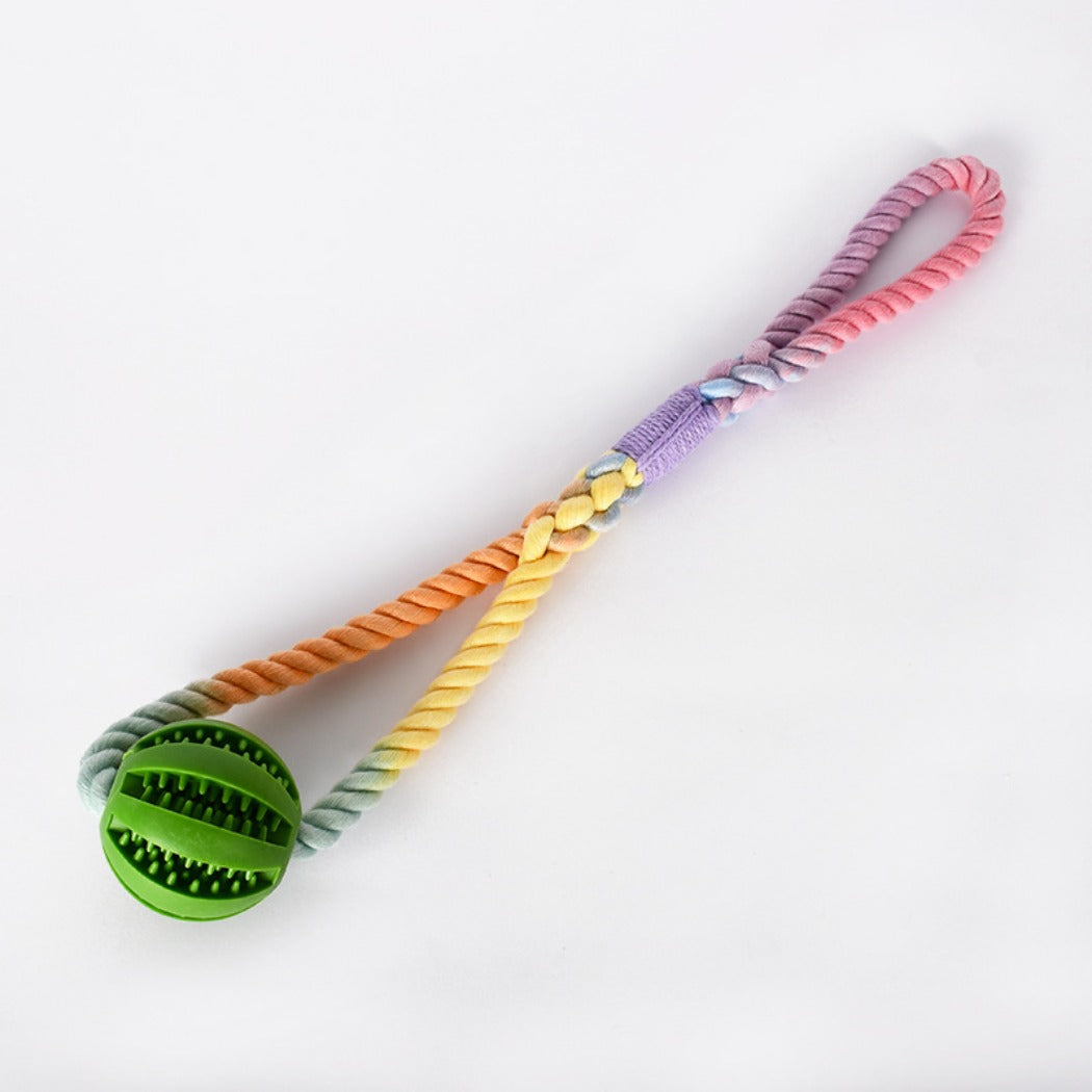 Chewia - Colorful Rope Ball Tug Toy