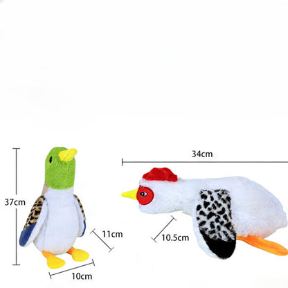Petkin - Birds Shape Plush Squeaky Dog Toy