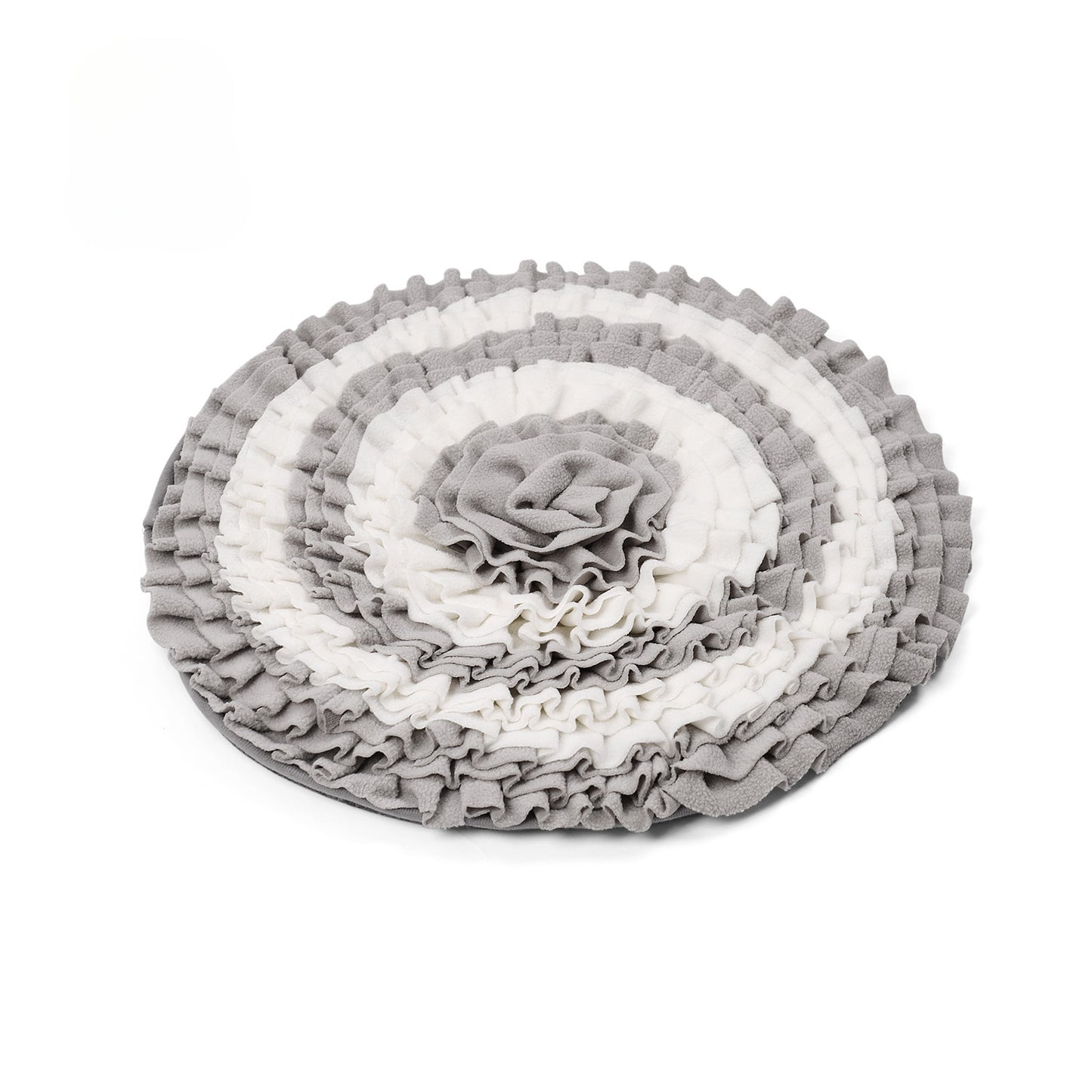 Snuffy - Round Gray & White Snuffle Mat