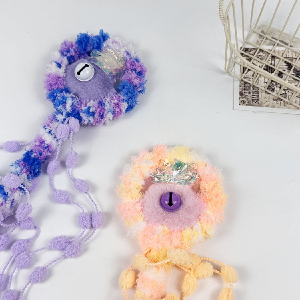 Moo - Owl Detail Plush Cat Teaser Wand Toy