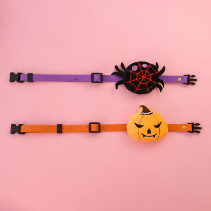Halloweek - Cartoon Halloween Pumpkin Ghost Pet Collar