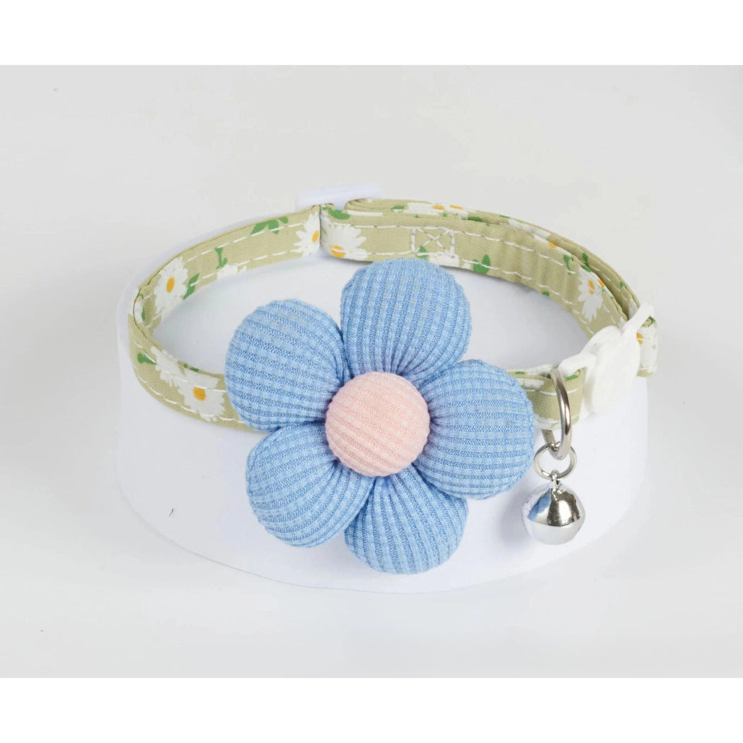 Mokka - Daisy Floral Breakaway Cat Collar
