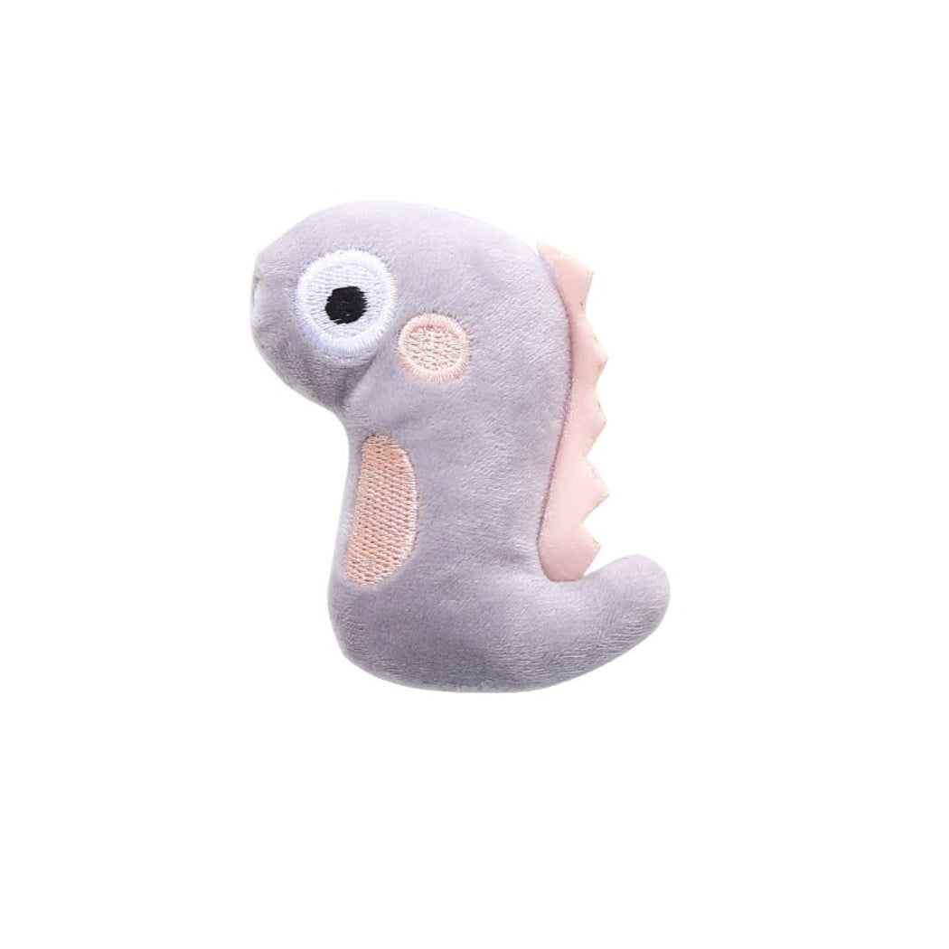 Moo - Embroidered Face Plush Cat Toy
