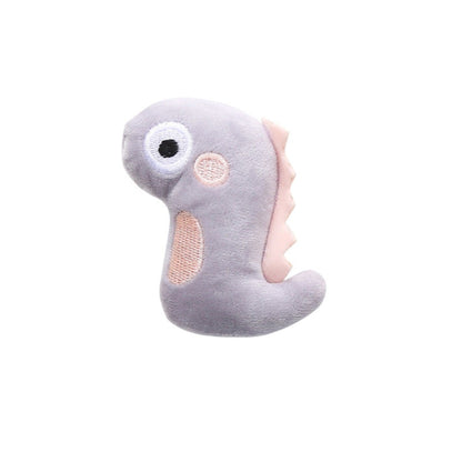 Moo - Embroidered Face Plush Cat Toy