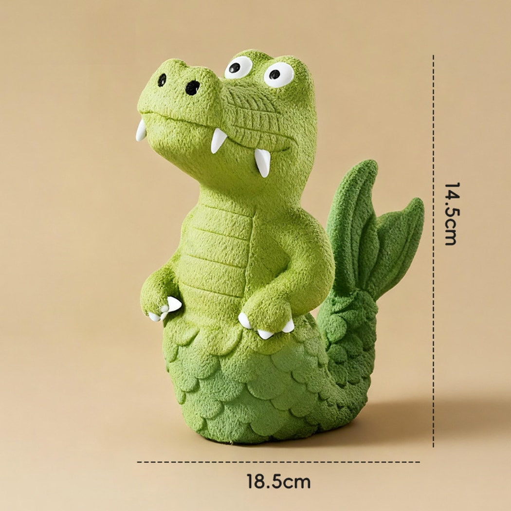 Petkin - Cartoon Crocodile Squeaky Dog Toy