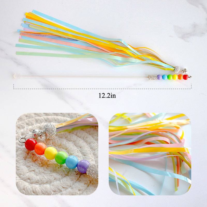 Moo - Colorful Tassel Cat Teaser Wand