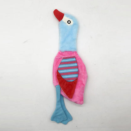 Petkin - Bird Shaped Squeaky Plush Dog Toy