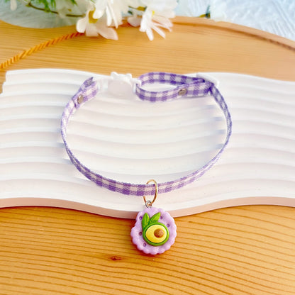 Mokka - Cute Biscuit Charm Safety Buckle Pet Collar