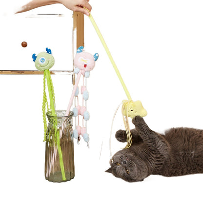 Moo - Character Topper Wand Cat Toy