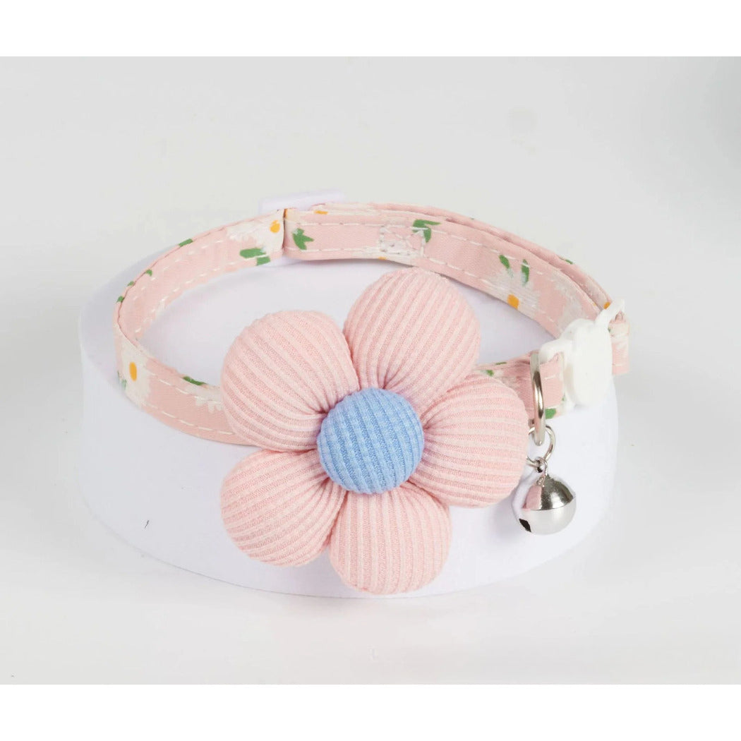 Mokka - Daisy Floral Breakaway Cat Collar