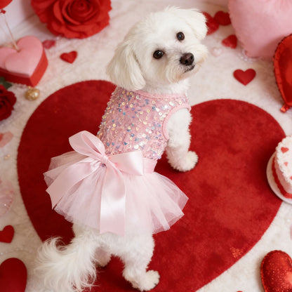 Ozzie - Sparkly Princess Style Dog and Cat Dress