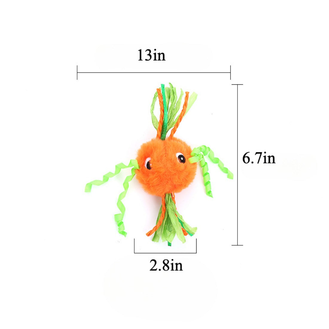 Moo - Colorful Octopus-Shaped Cat Toy