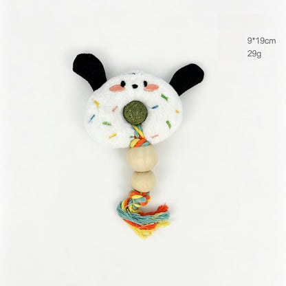 Moo - Plush Character Face Ball Accent Cat Toy