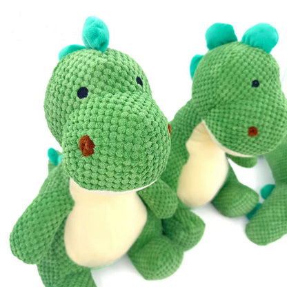 Petkin - Plush Dinosaur Dog Toy