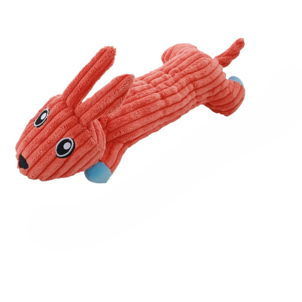 Petkin - Elongated Animal-Character Plush dog toy
