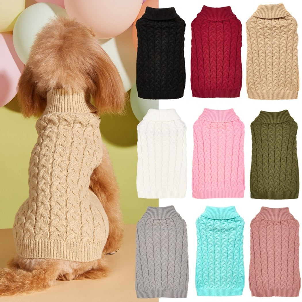 Ozzie - Cable Knit Pullover Dog Sweater Vest