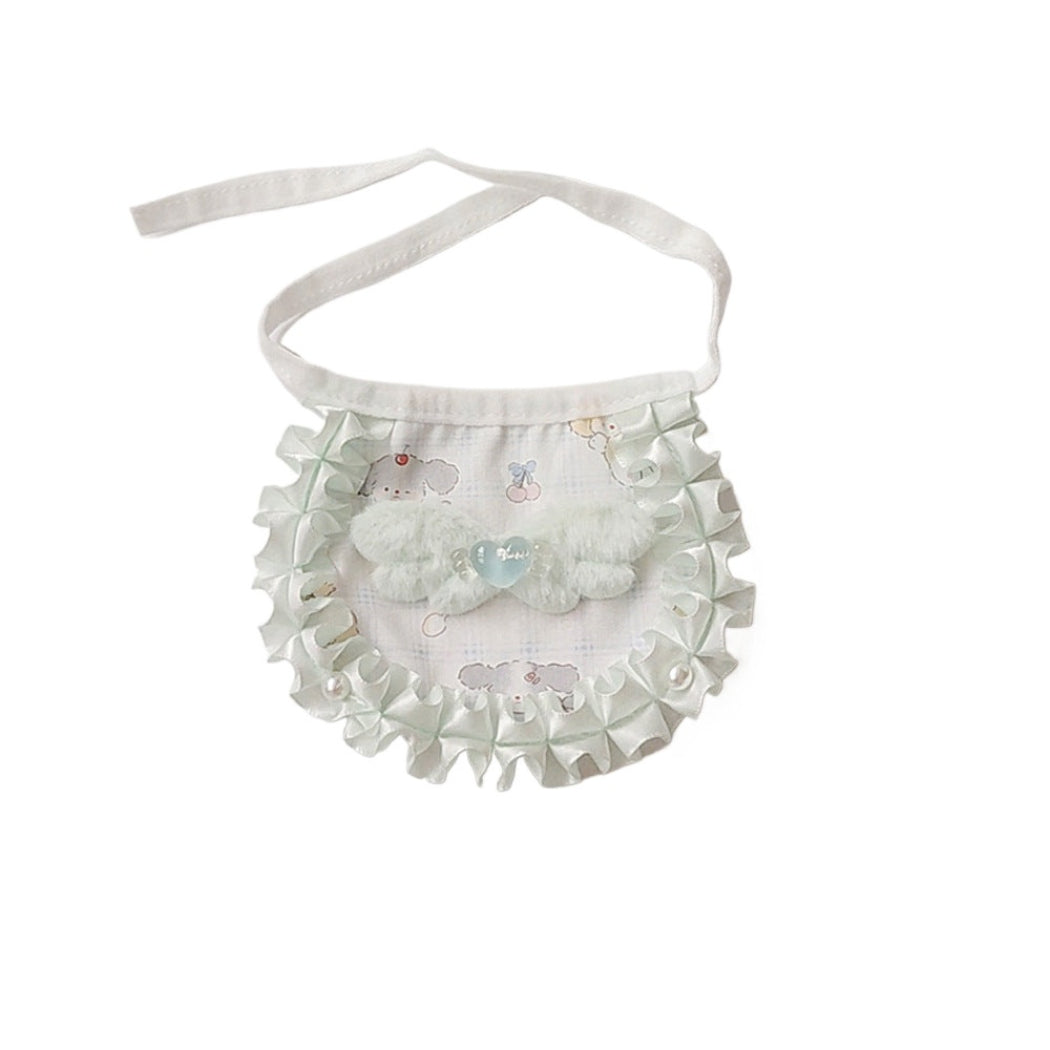 Mokka - Bunny Carrot Ruffle Pet Bib
