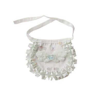 Mokka - Bunny Carrot Ruffle Pet Bib
