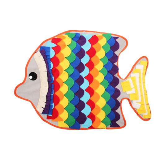 Snuffy - Rainbow Fish Snuffle Mat