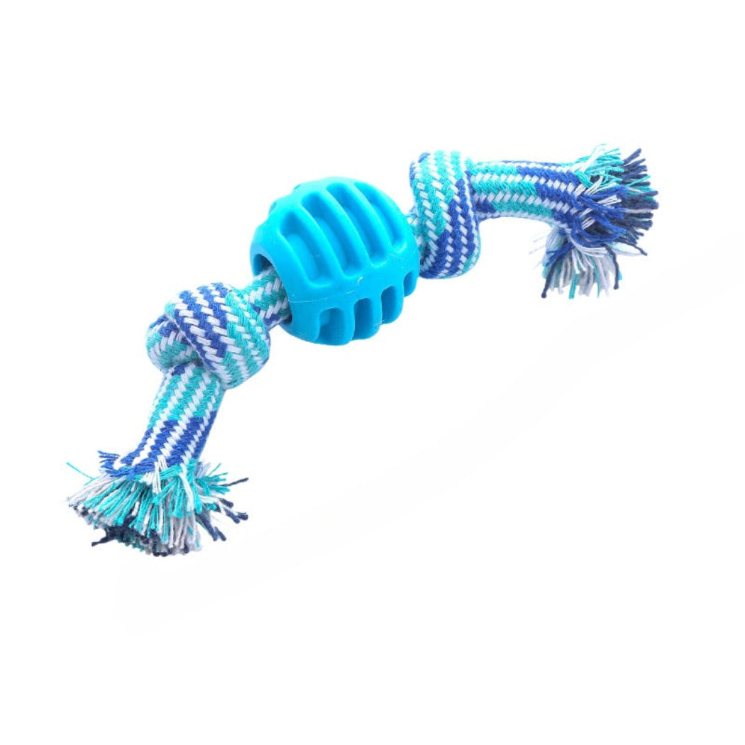Petkin - Colorful Rope & Ball Dog Toy