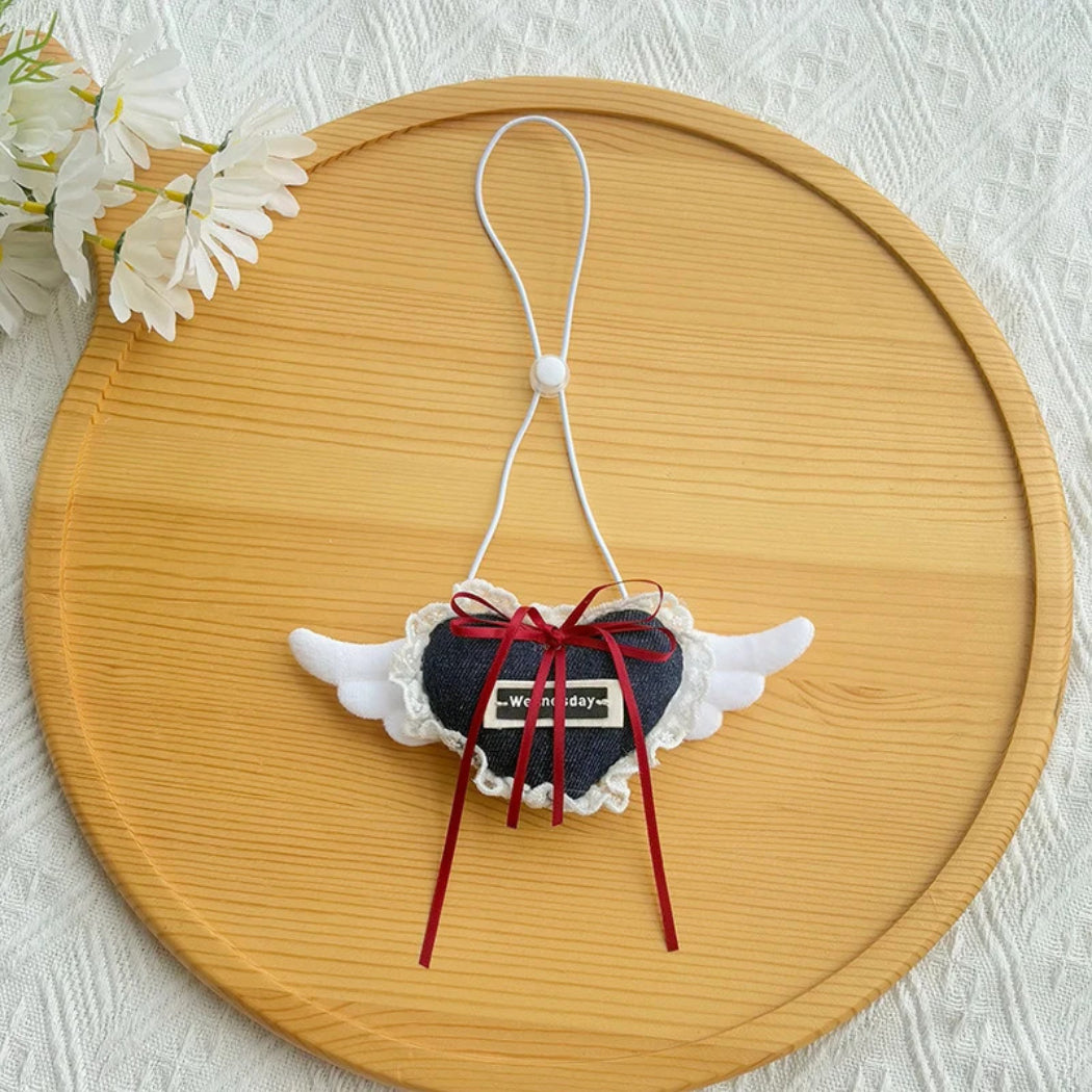 Mokka - Angel Heart Bow Pet Collar