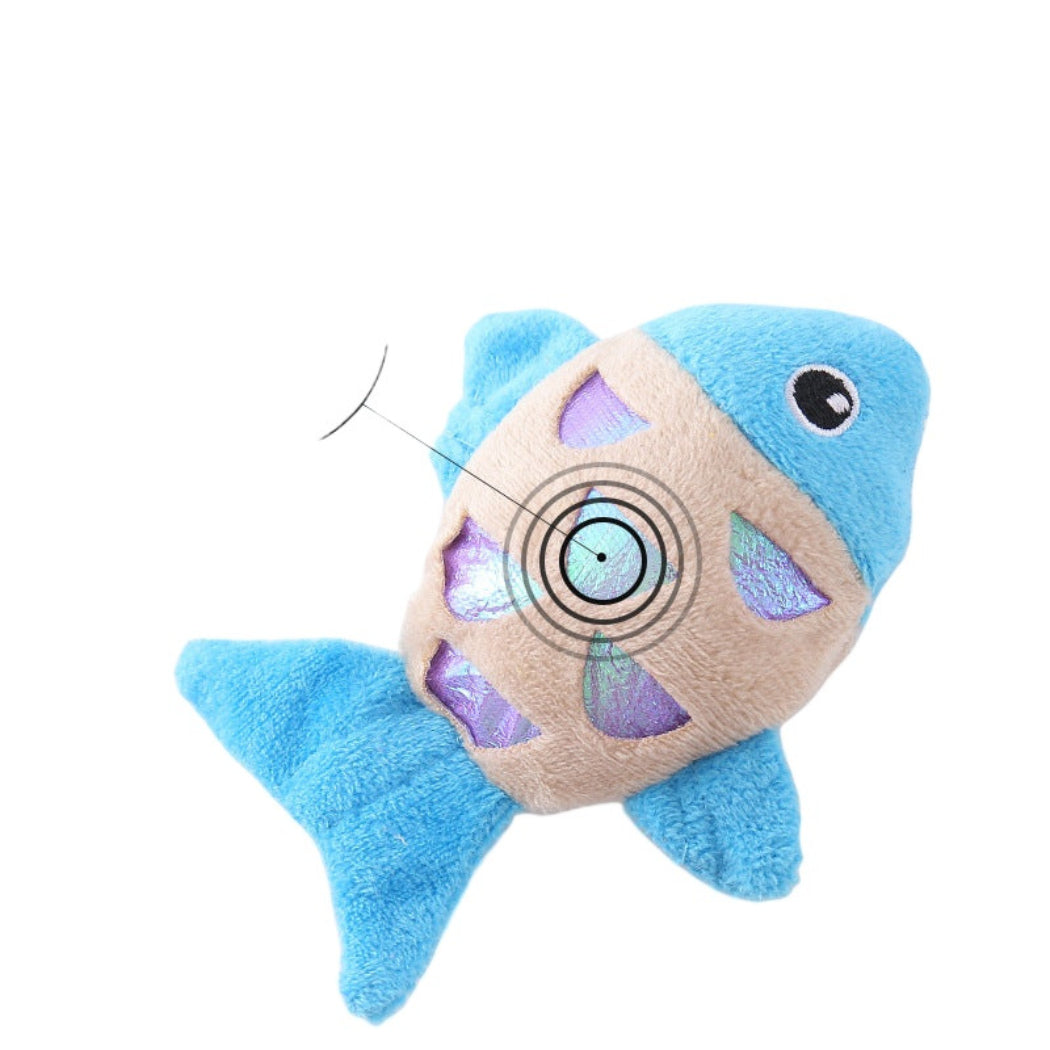 Moo - Colorful Fish Plush Cat Toy
