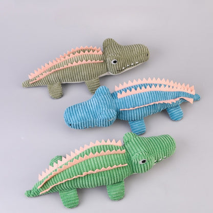 Petkin – Plush Crocodile Squeaker Toy