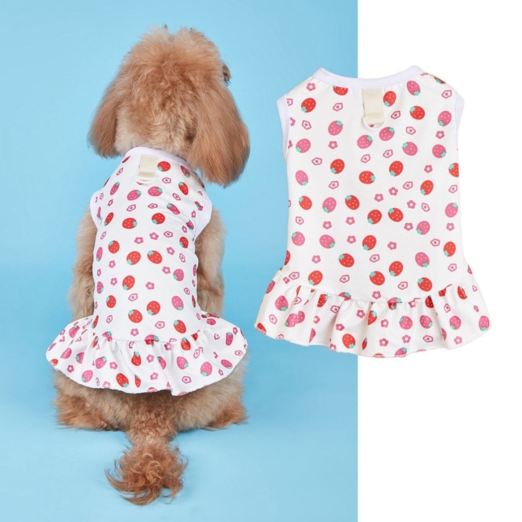 Ozzie - Playful Print Vest Style Pet Dress