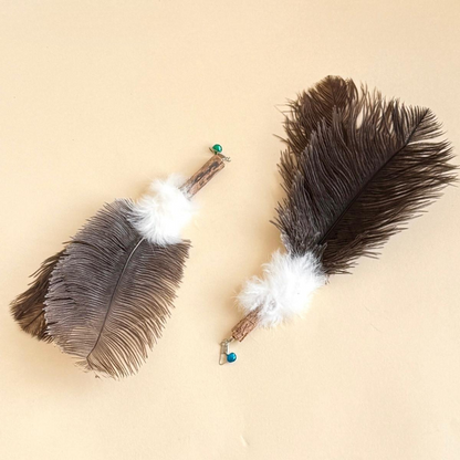 Moo - Fluffy Feather Cat Wand Refill Toy