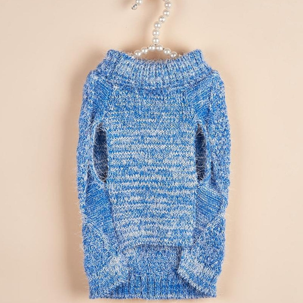 Ozzie - Cable Knit Turtleneck Everyday Dog Sweater