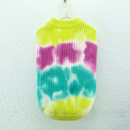 Ozzie - Casual Tie-Dye Dog Sweater