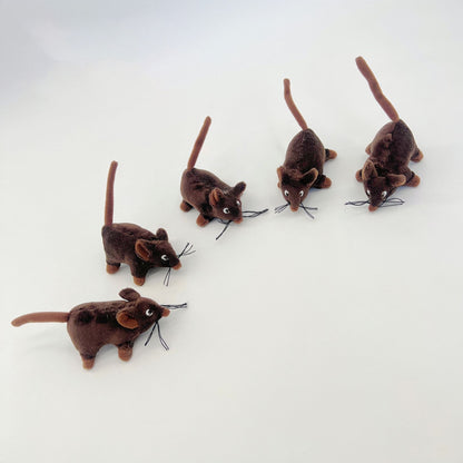 Moo - Brown Mouse Cat Toy