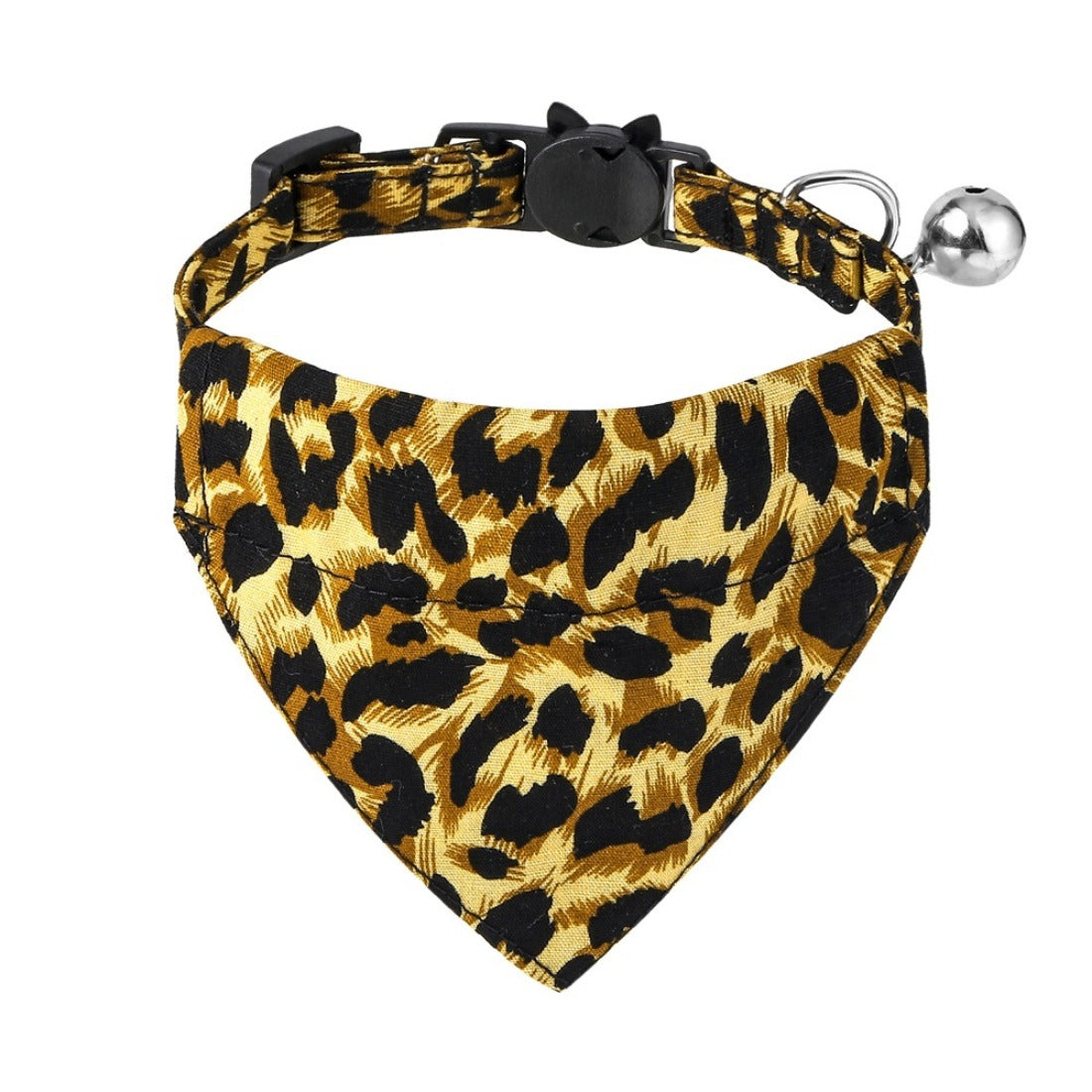 Mokka - Leopard Print Pet Bandana Collar