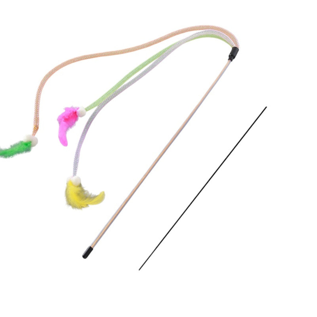 Moo - Soft Feather Wand Cat Toy